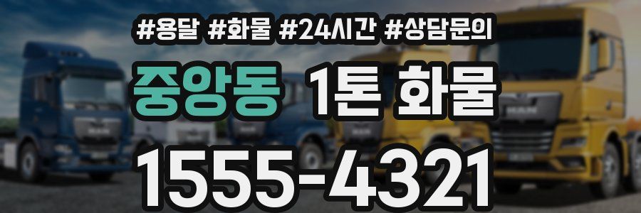 중앙동 1톤 화물