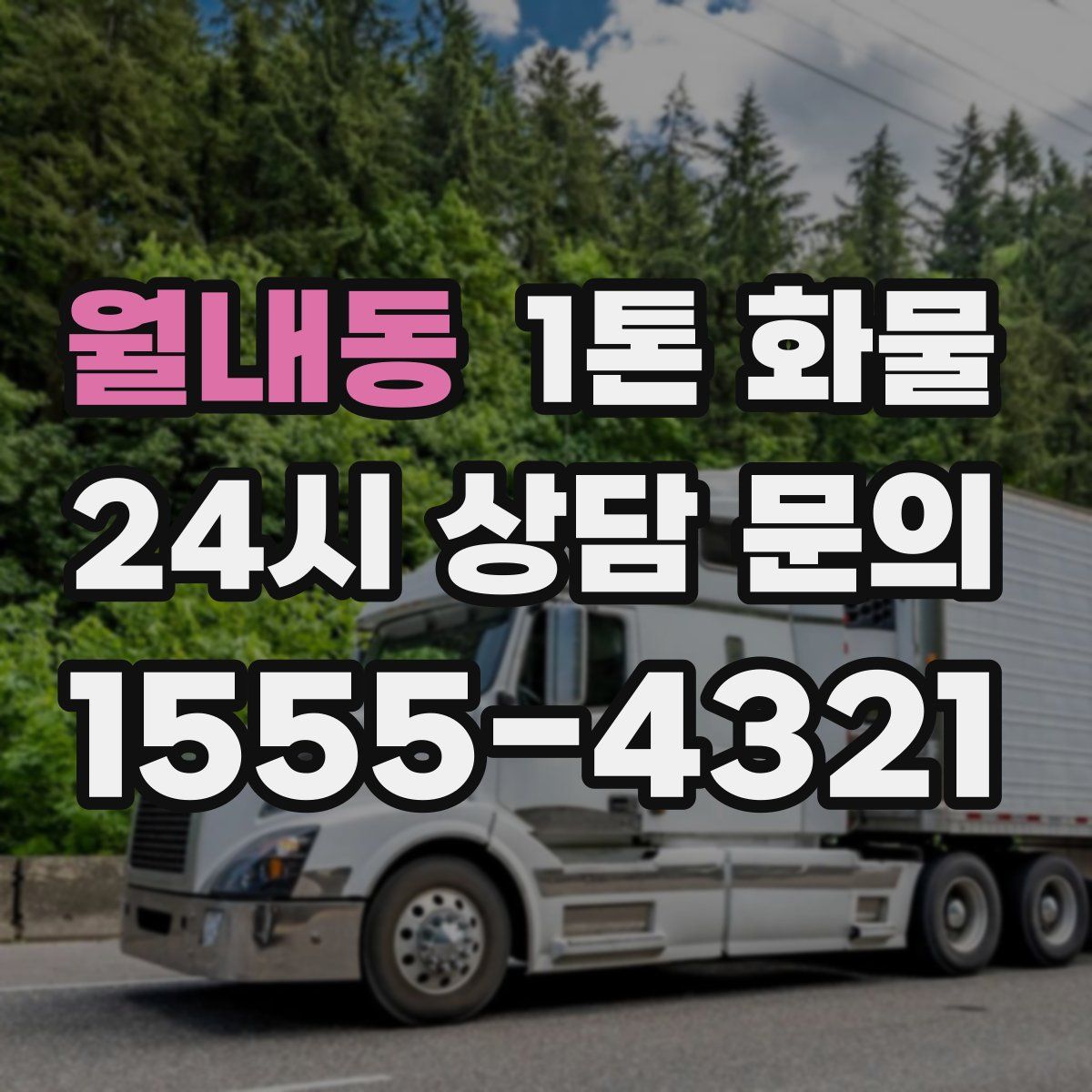 월내동 1톤 화물