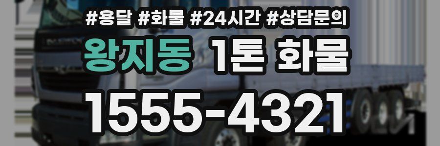 왕지동 1톤 화물