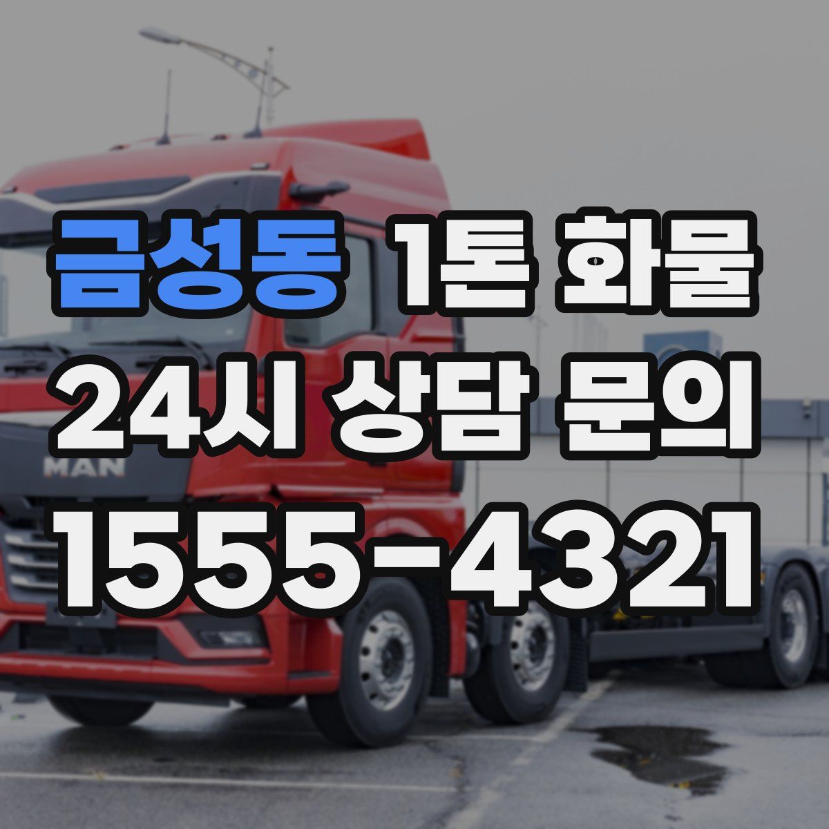 금성동 1톤 화물