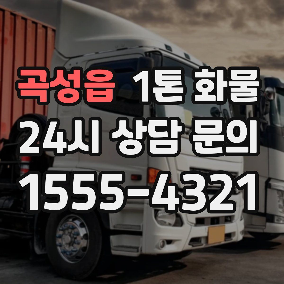 곡성읍 1톤 화물