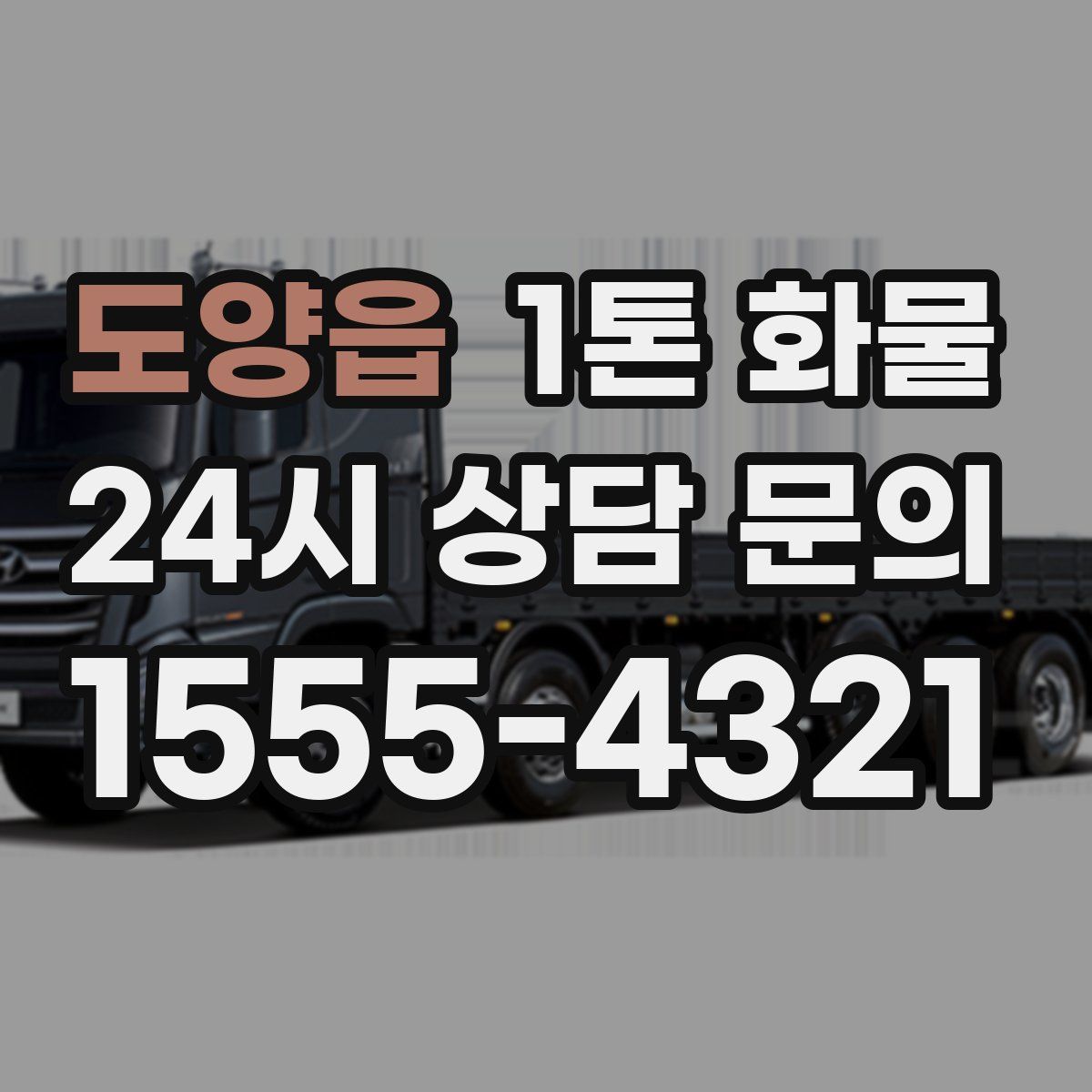 도양읍 1톤 화물