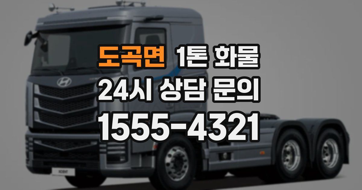 도곡면 1톤 화물
