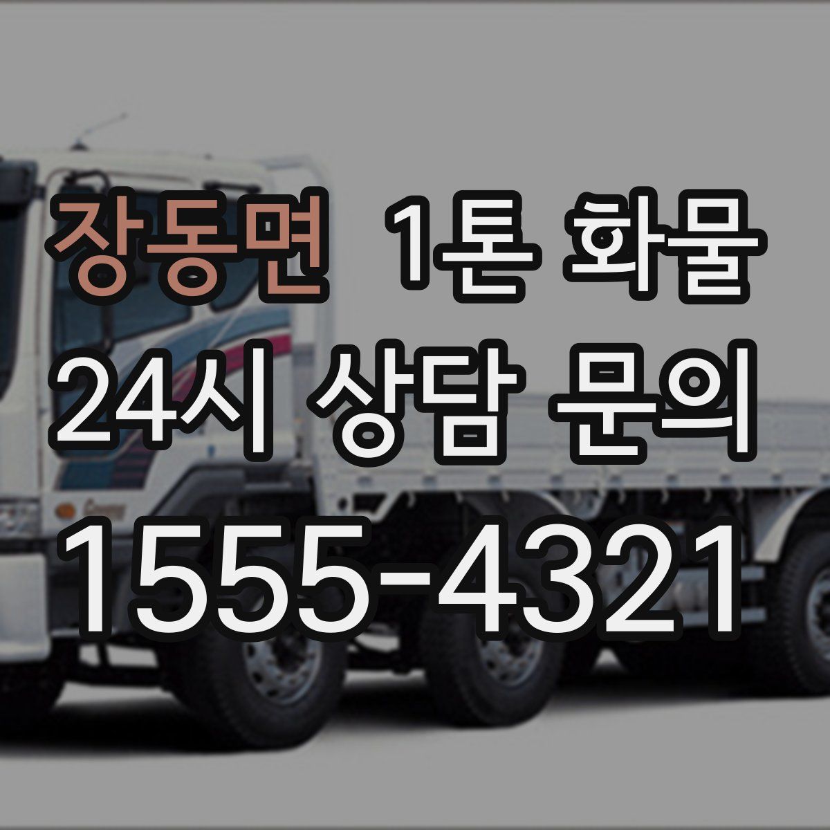 장동면 1톤 화물