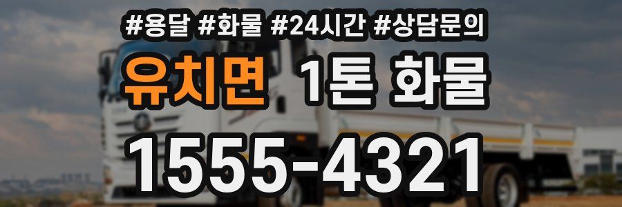 유치면 1톤 화물