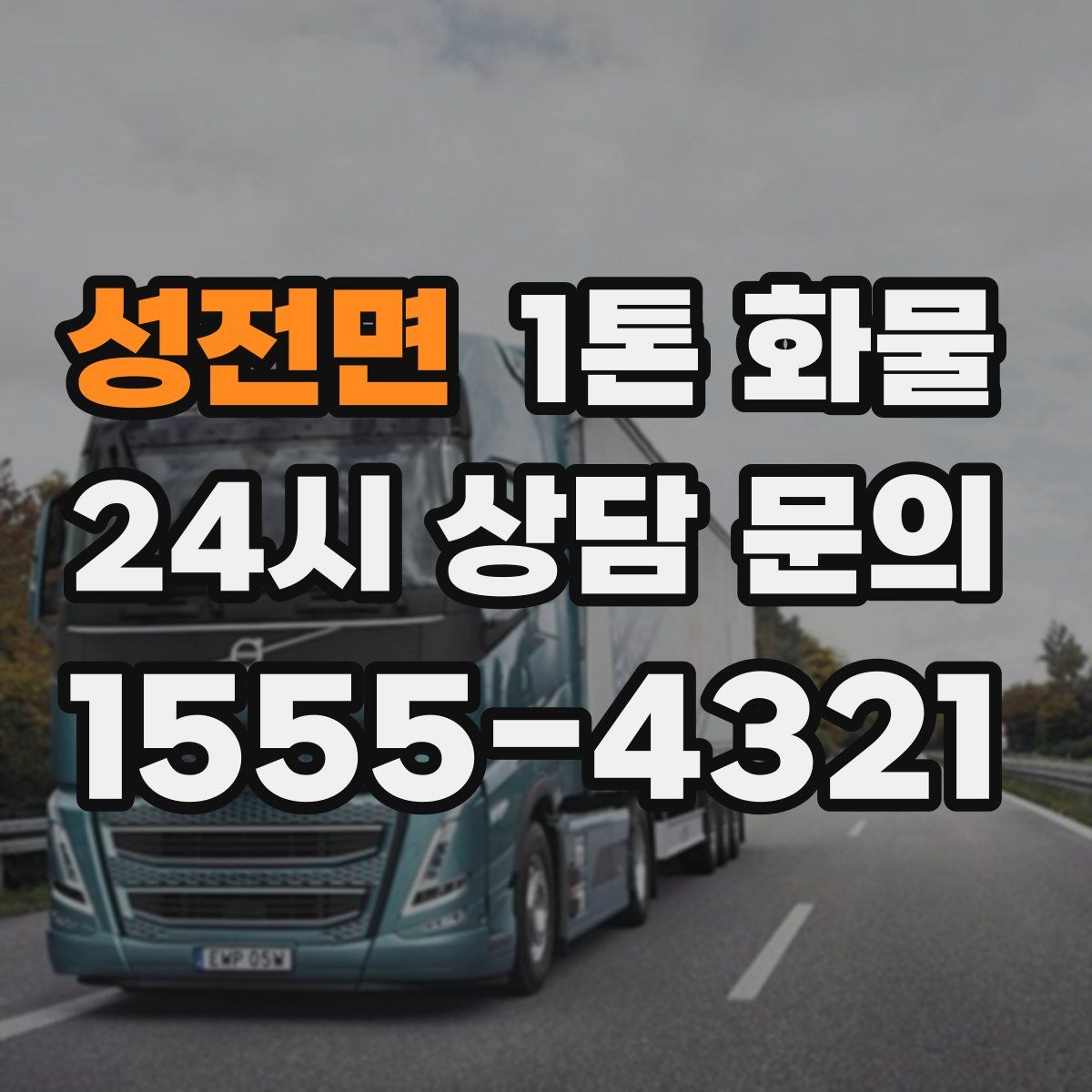 성전면 1톤 화물