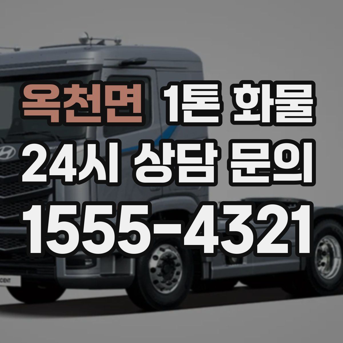 옥천면 1톤 화물