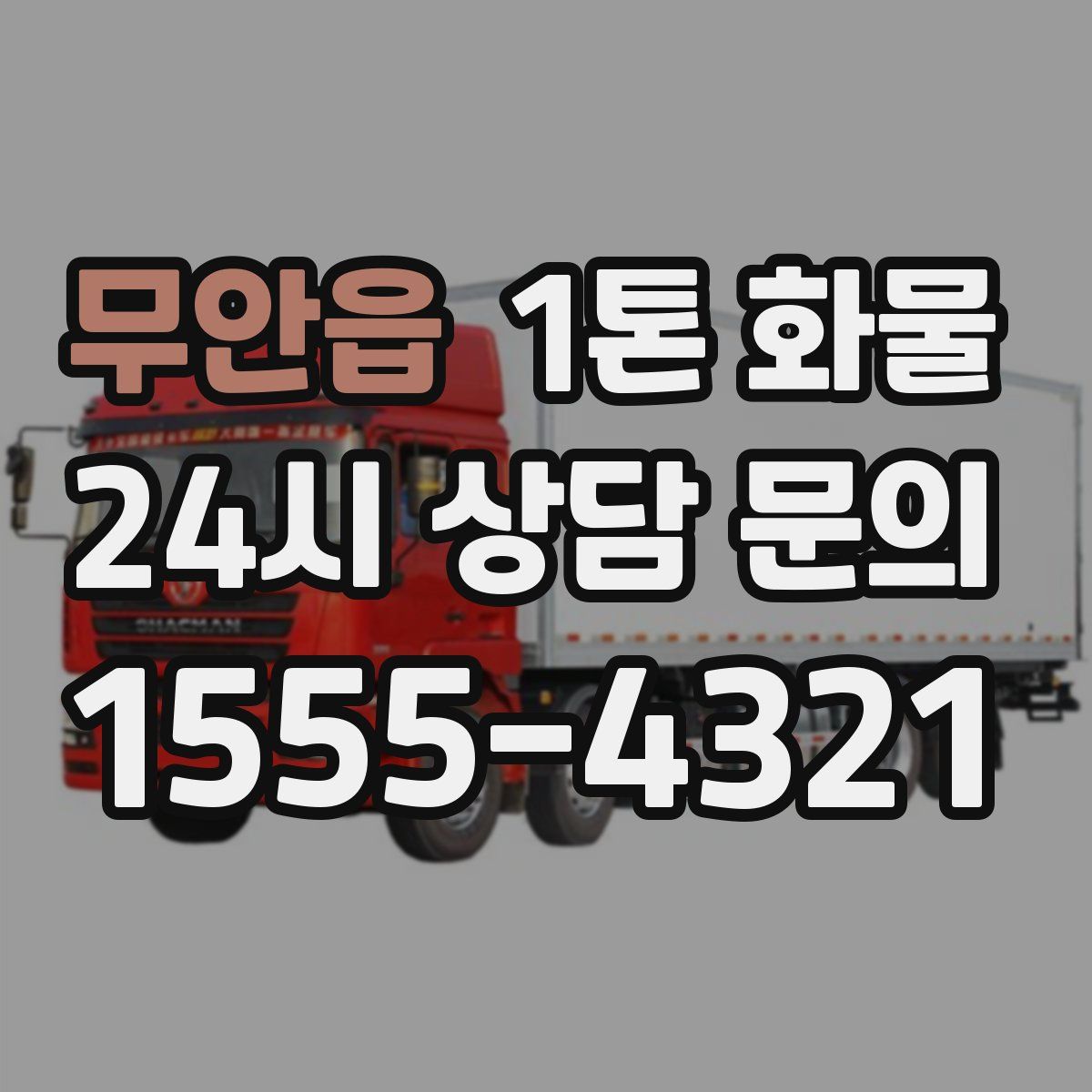 무안읍 1톤 화물