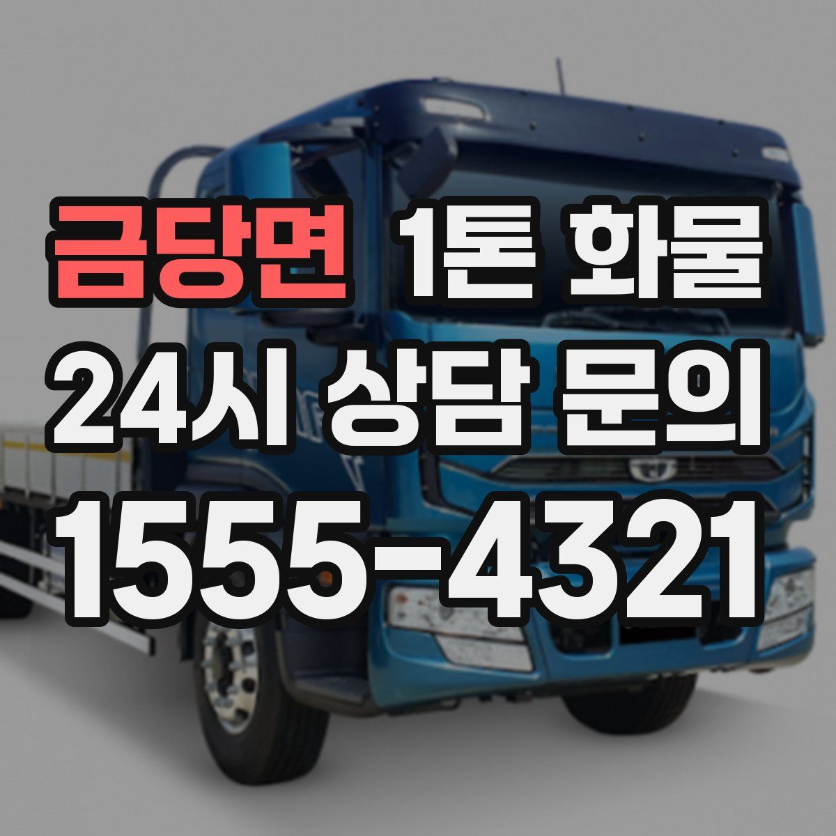금당면 1톤 화물