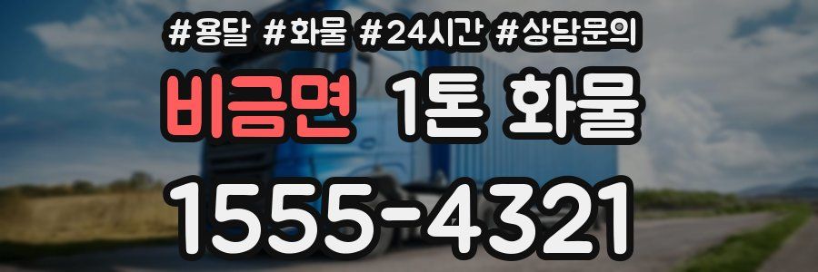 비금면 1톤 화물