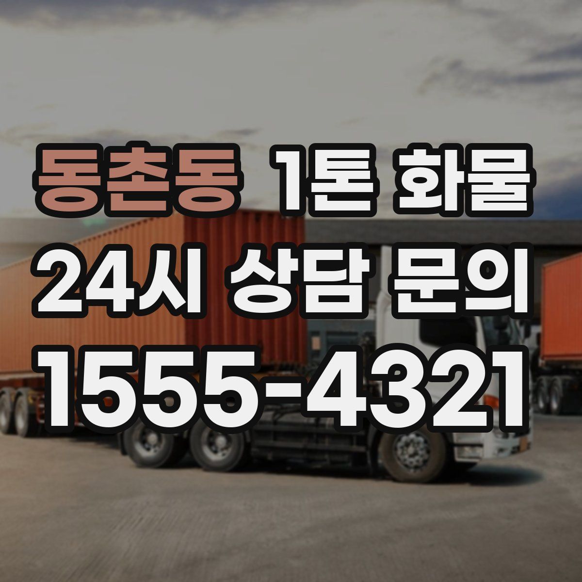 동촌동 1톤 화물