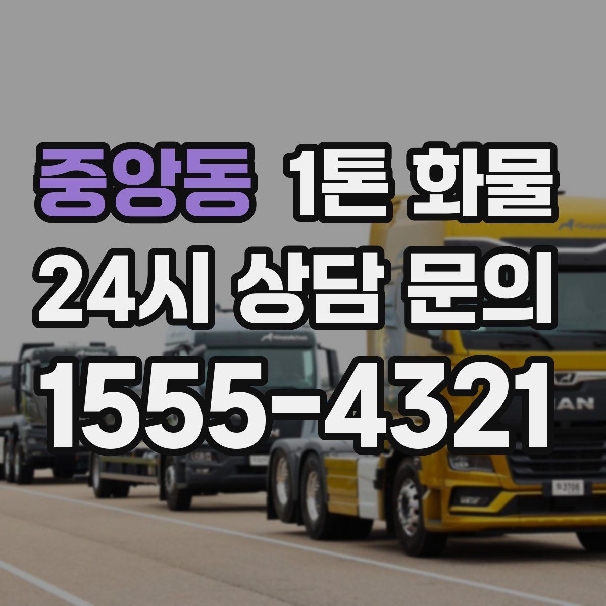 중앙동 1톤 화물