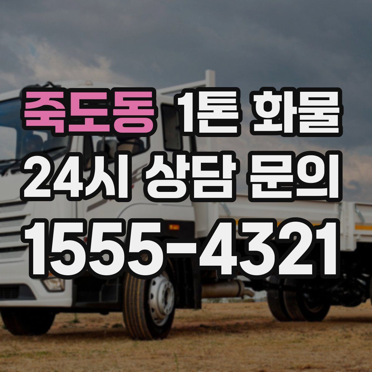 죽도동 1톤 화물