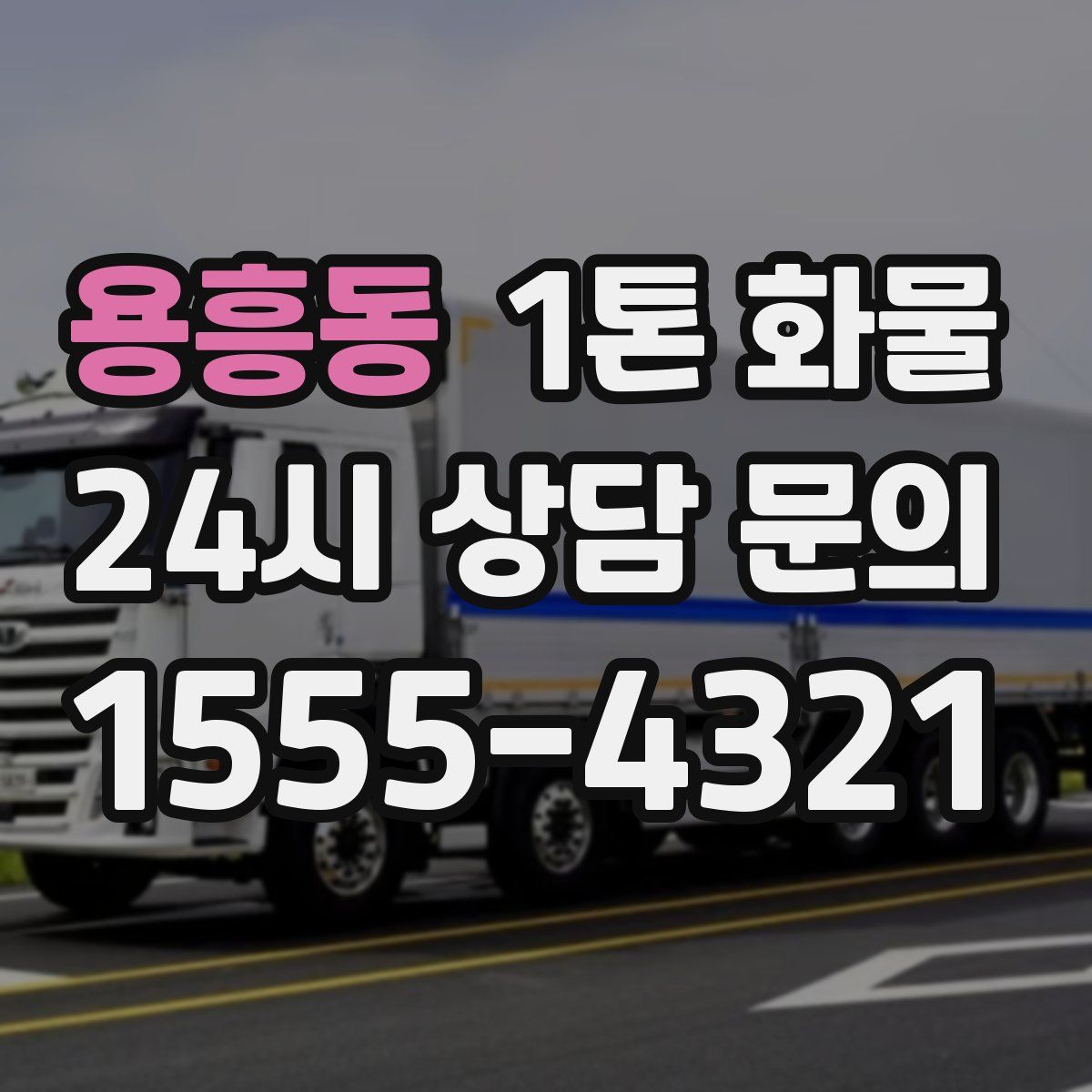 용흥동 1톤 화물