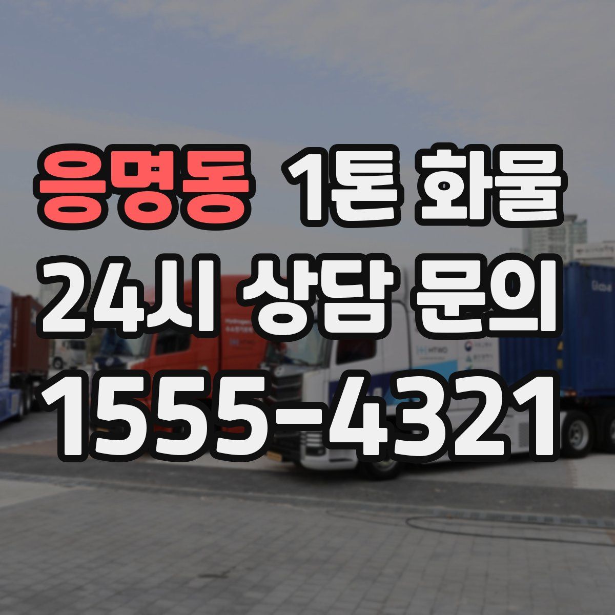 응명동 1톤 화물