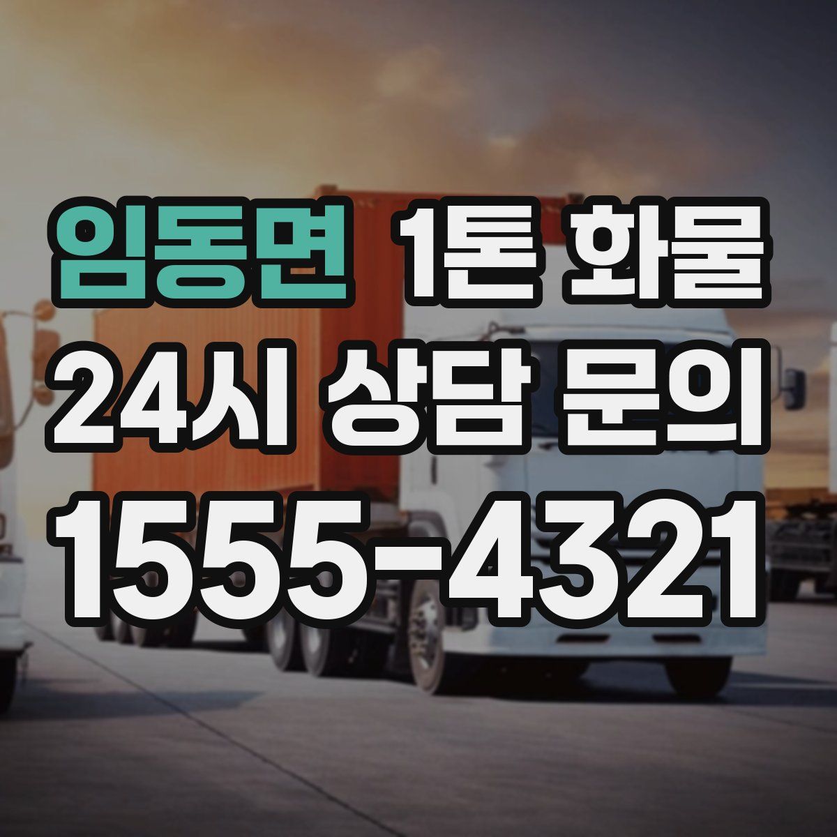 임동면 1톤 화물