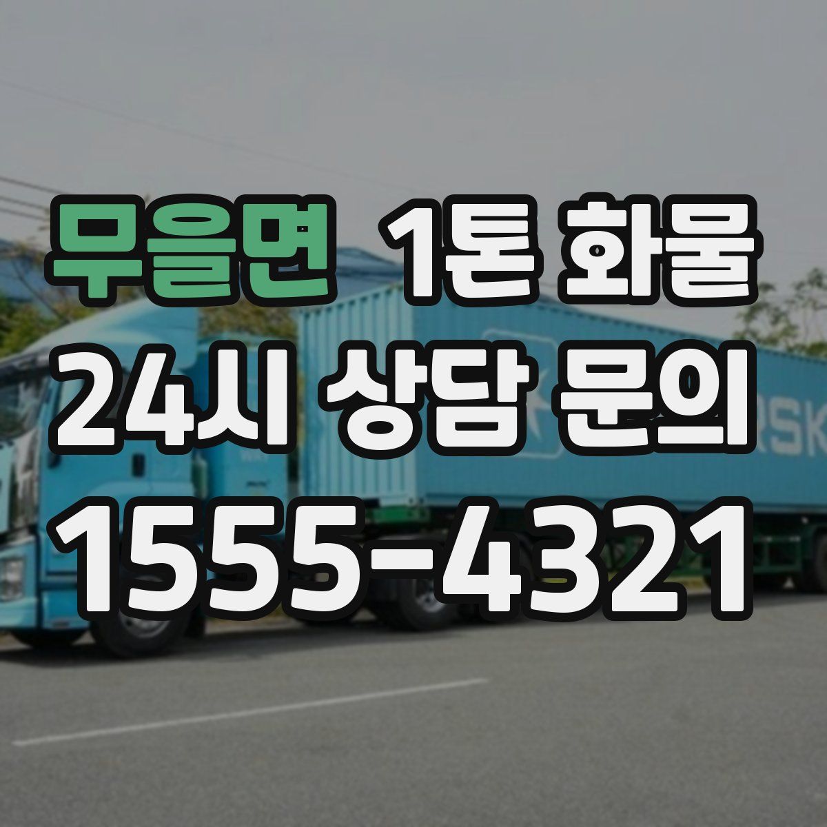 무을면 1톤 화물