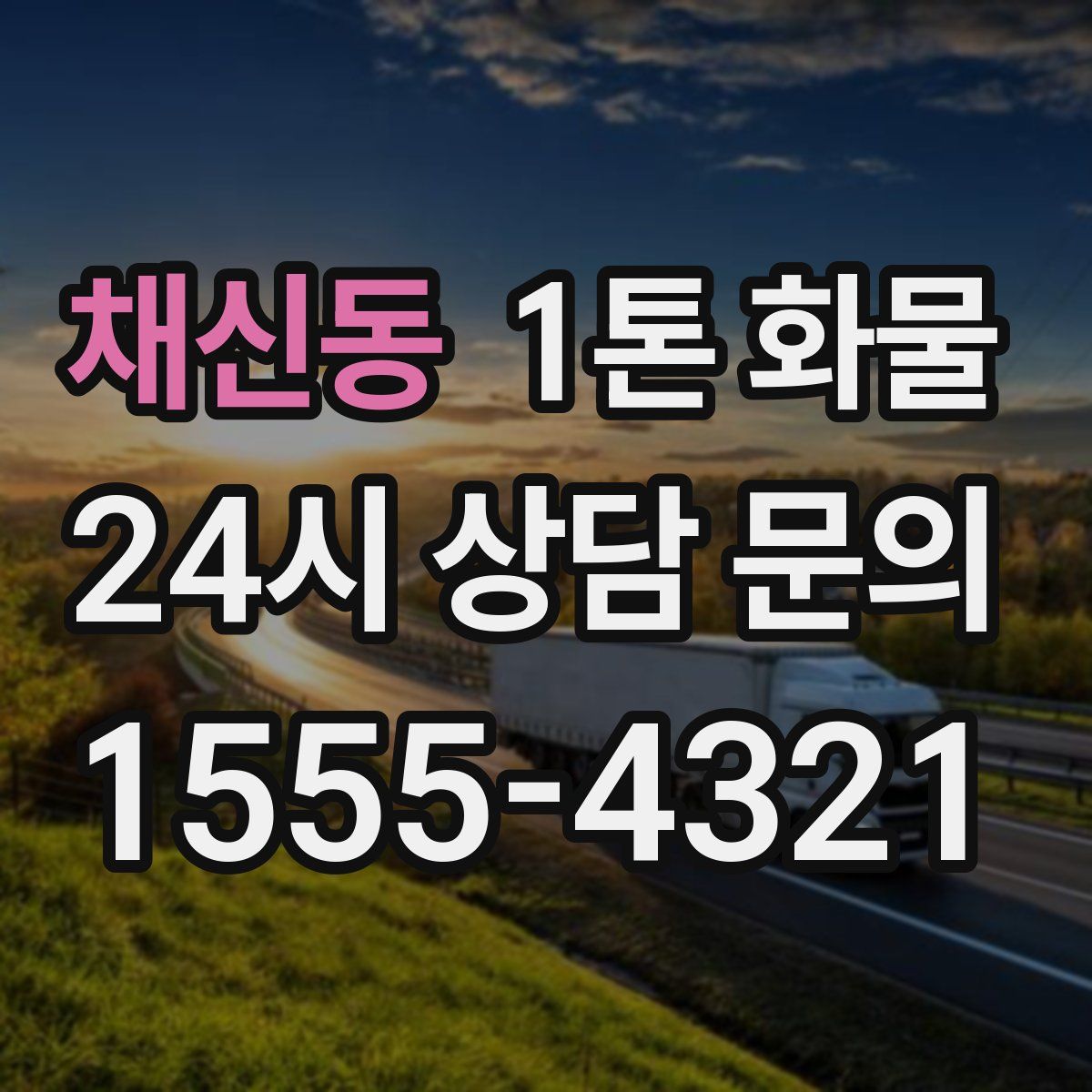 채신동 1톤 화물