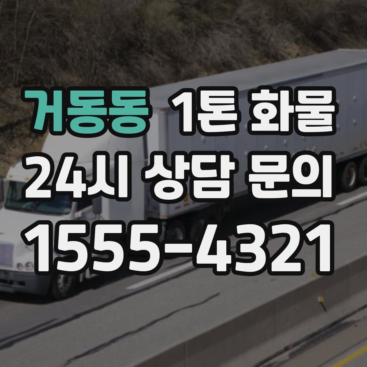 거동동 1톤 화물
