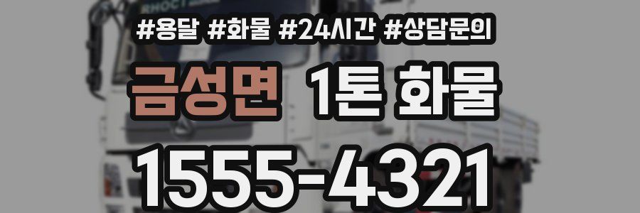 금성면 1톤 화물