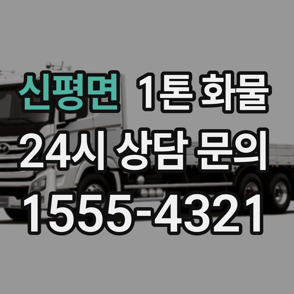 신평면 1톤 화물
