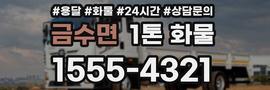 금수면 1톤 화물