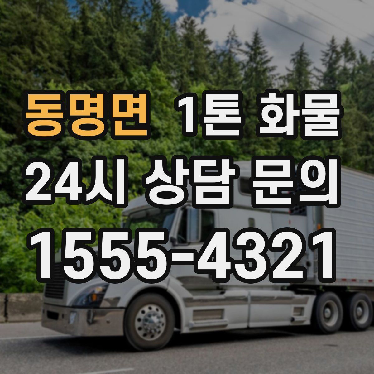 동명면 1톤 화물