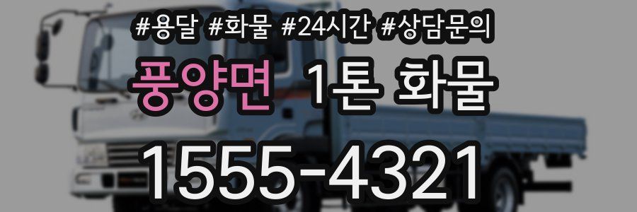 풍양면 1톤 화물