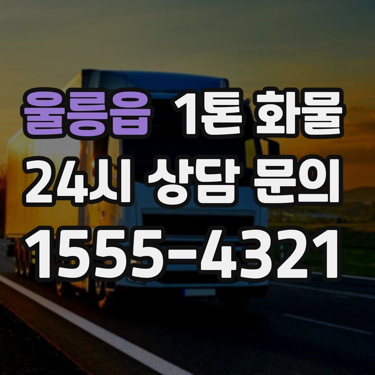 울릉읍 1톤 화물
