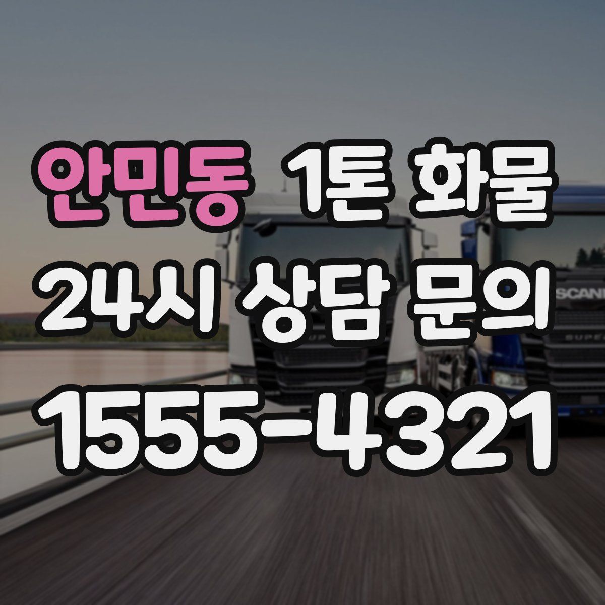 안민동 1톤 화물