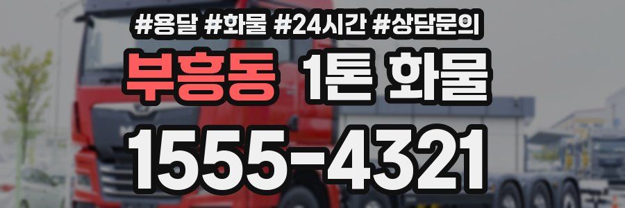 부흥동 1톤 화물