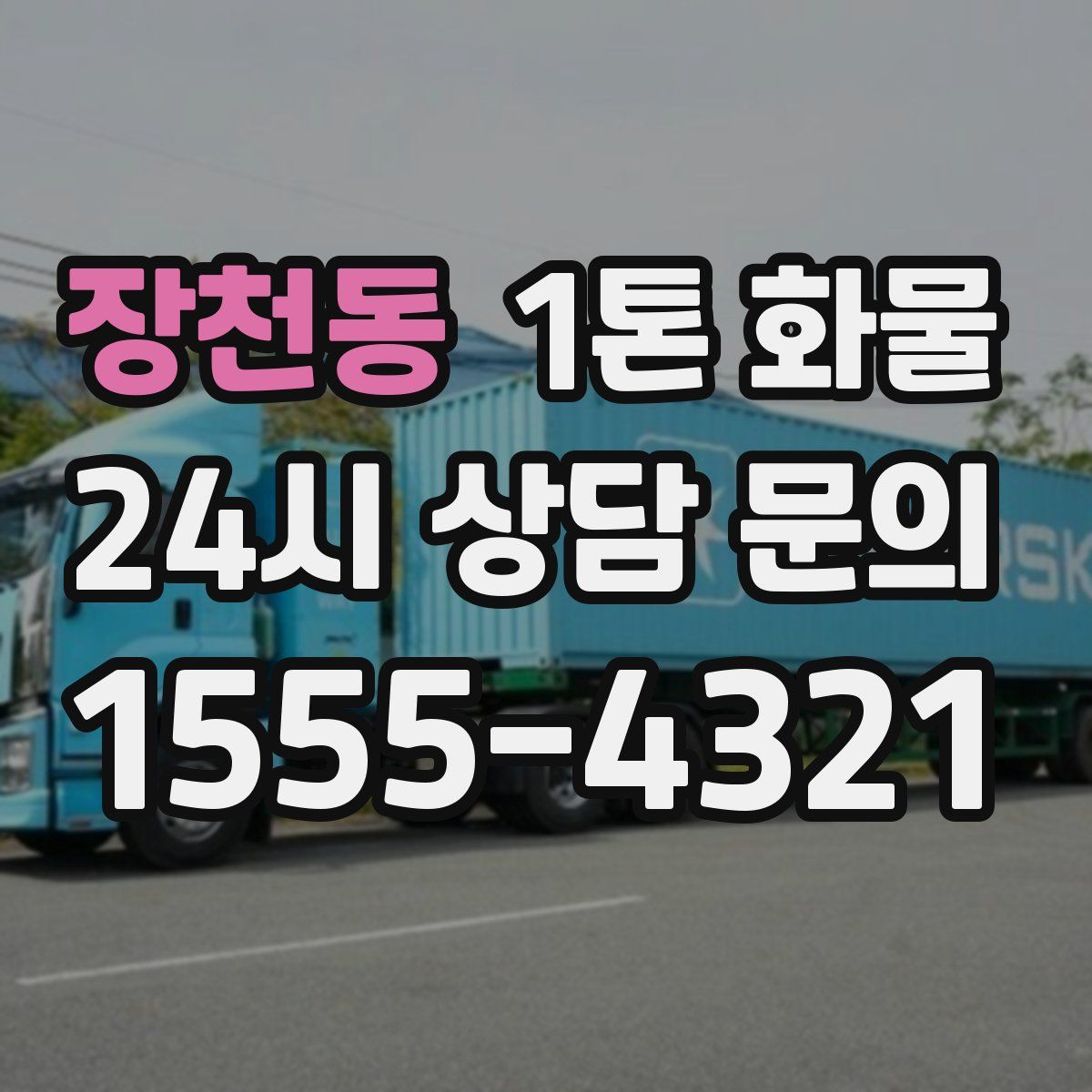 장천동 1톤 화물