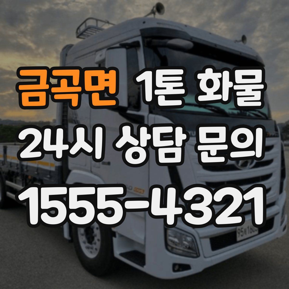 금곡면 1톤 화물