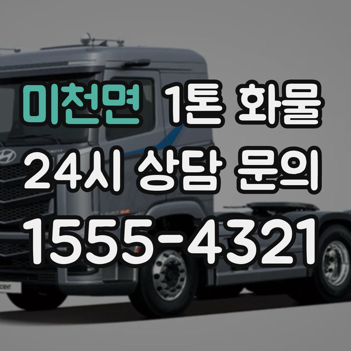 미천면 1톤 화물