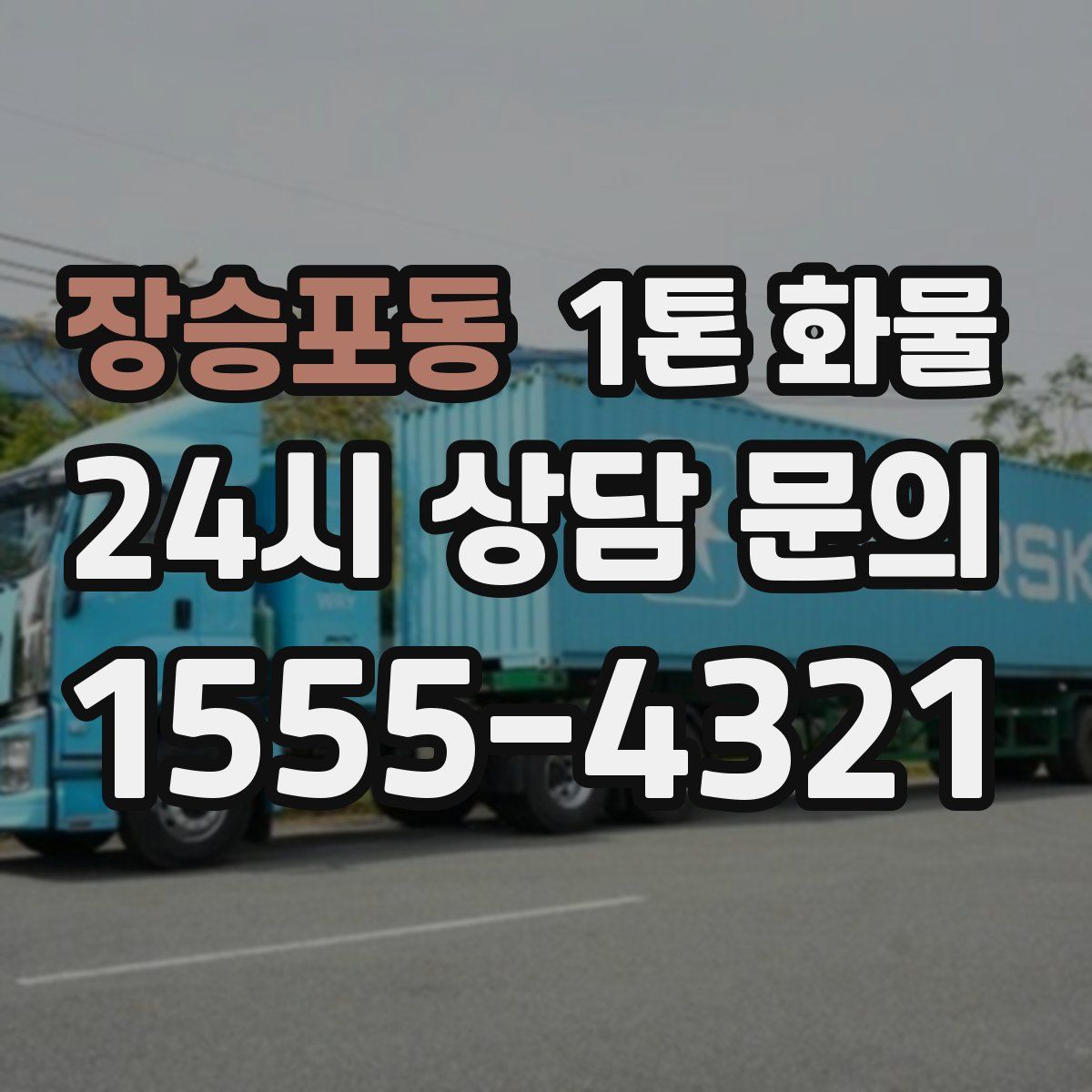 장승포동 1톤 화물