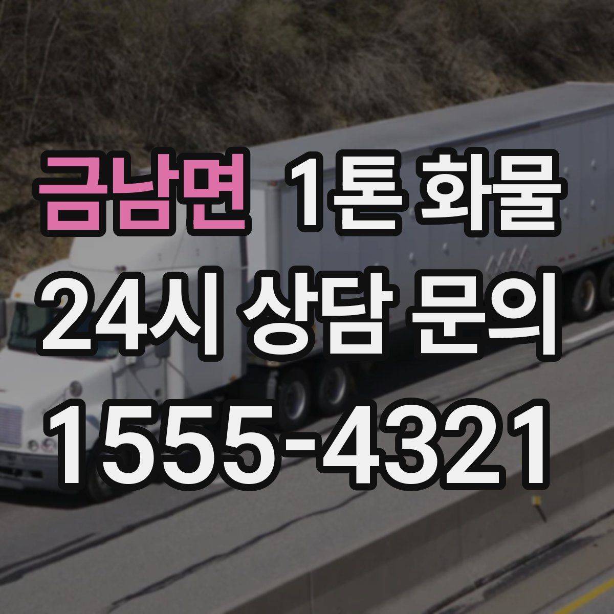금남면 1톤 화물