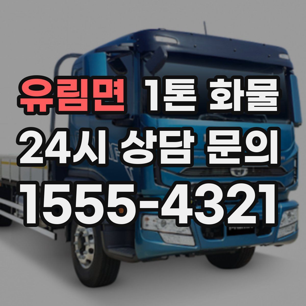 유림면 1톤 화물