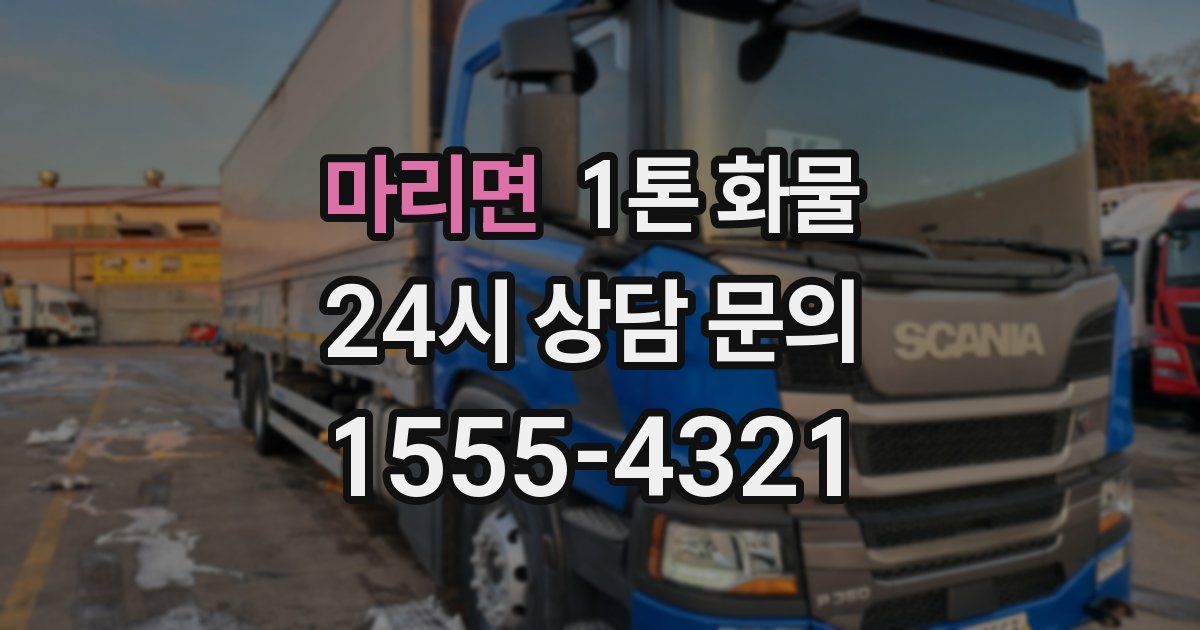 마리면 1톤 화물
