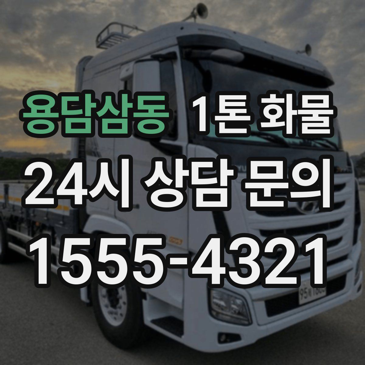 용담삼동 1톤 화물