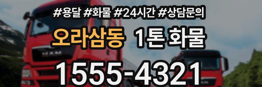 오라삼동 1톤 화물