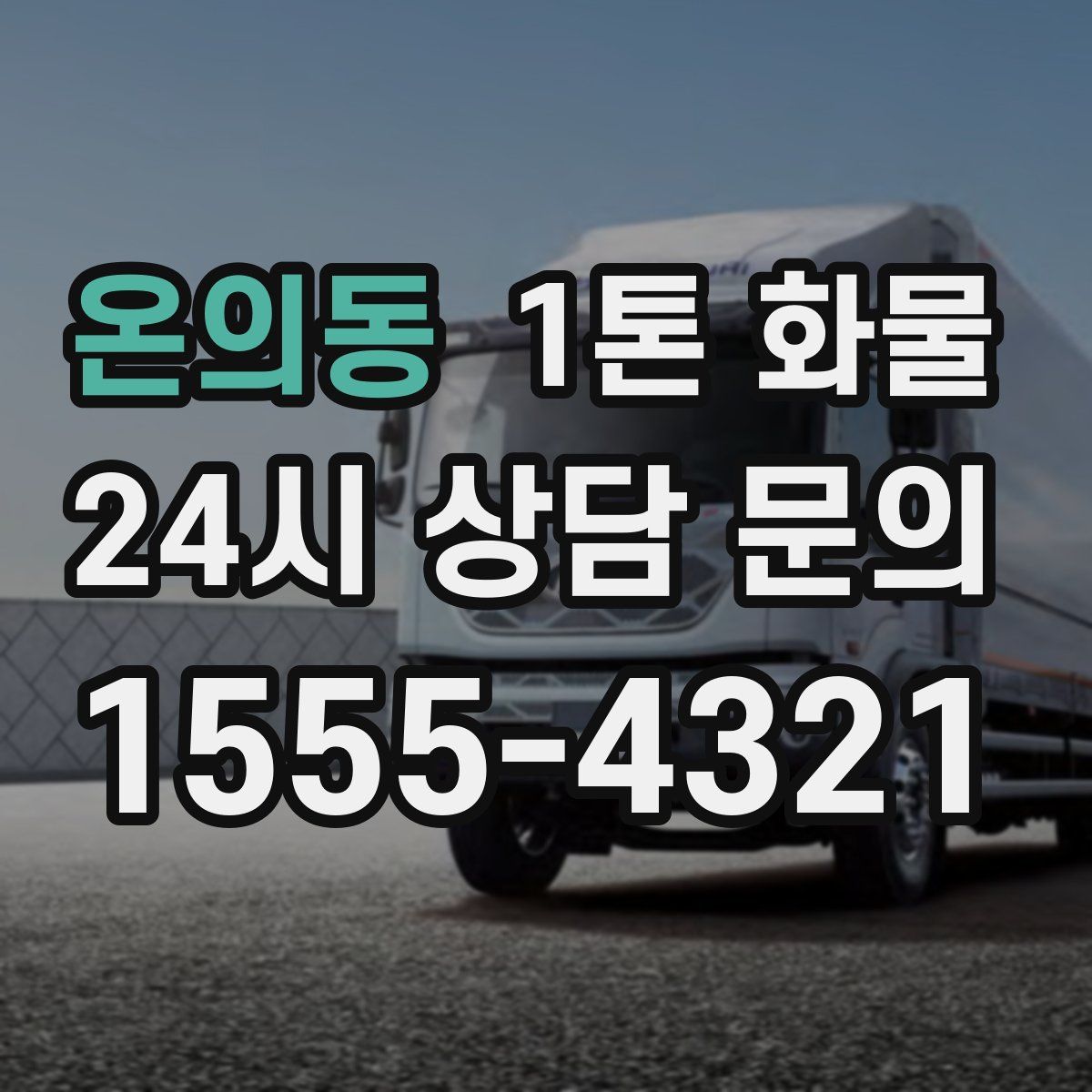 온의동 1톤 화물