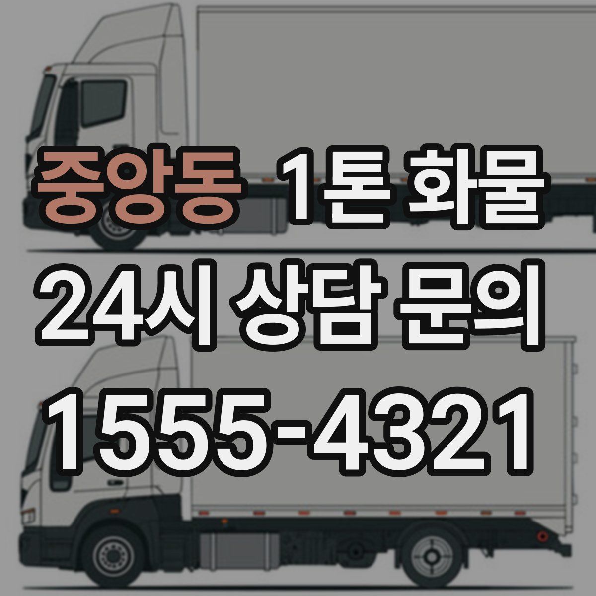중앙동 1톤 화물