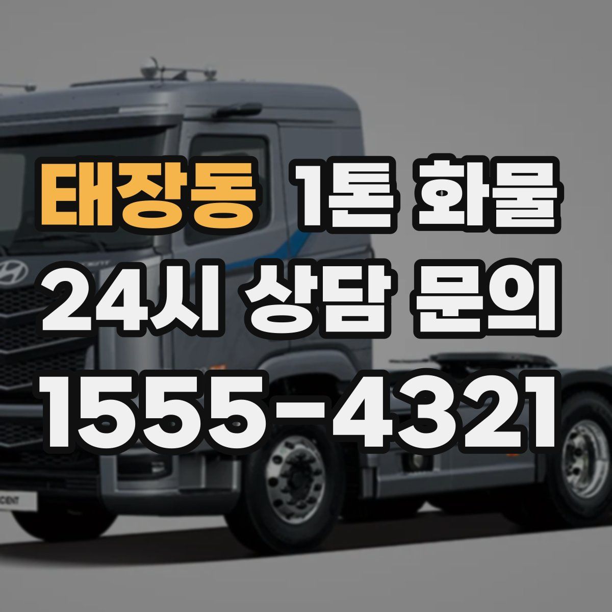 태장동 1톤 화물