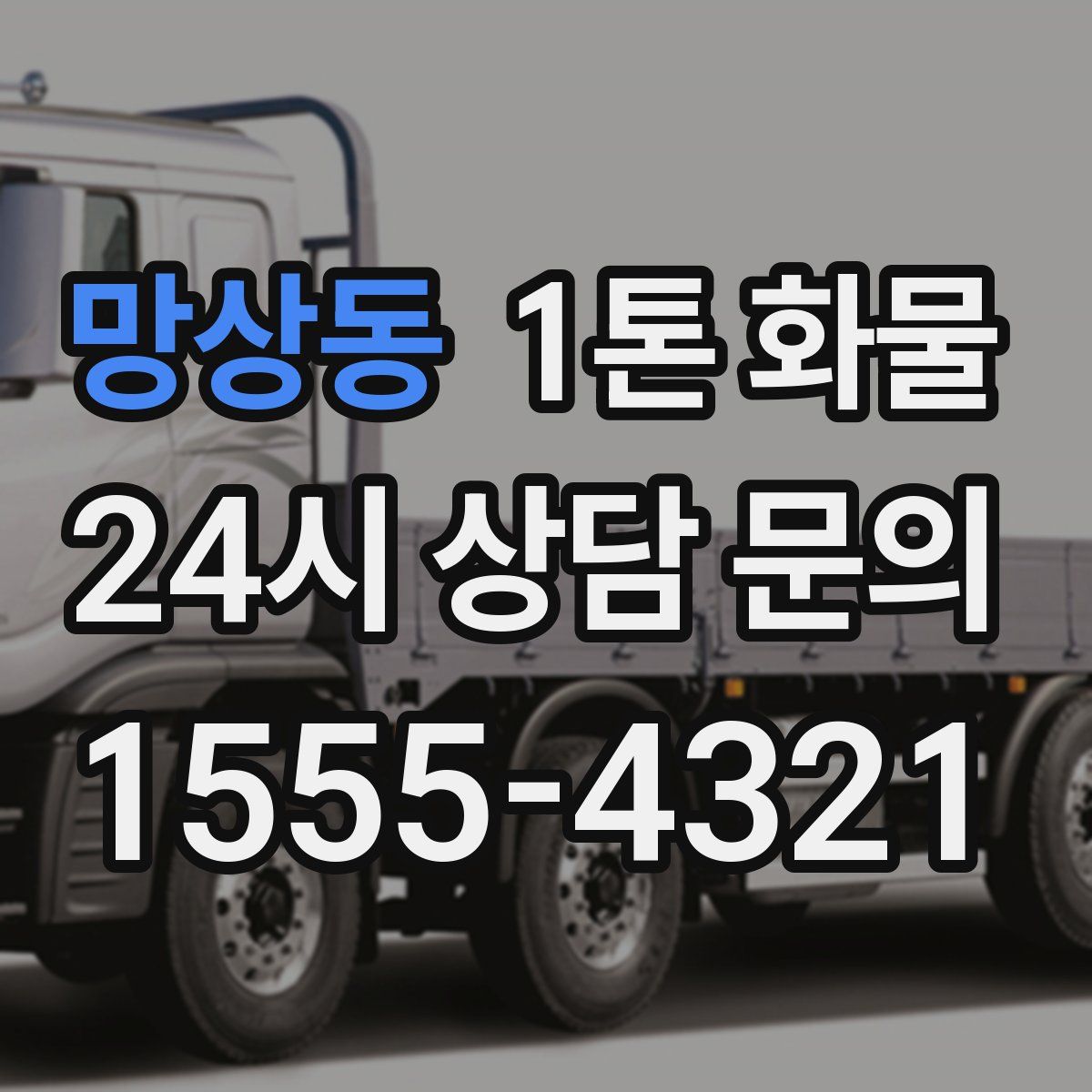 망상동 1톤 화물