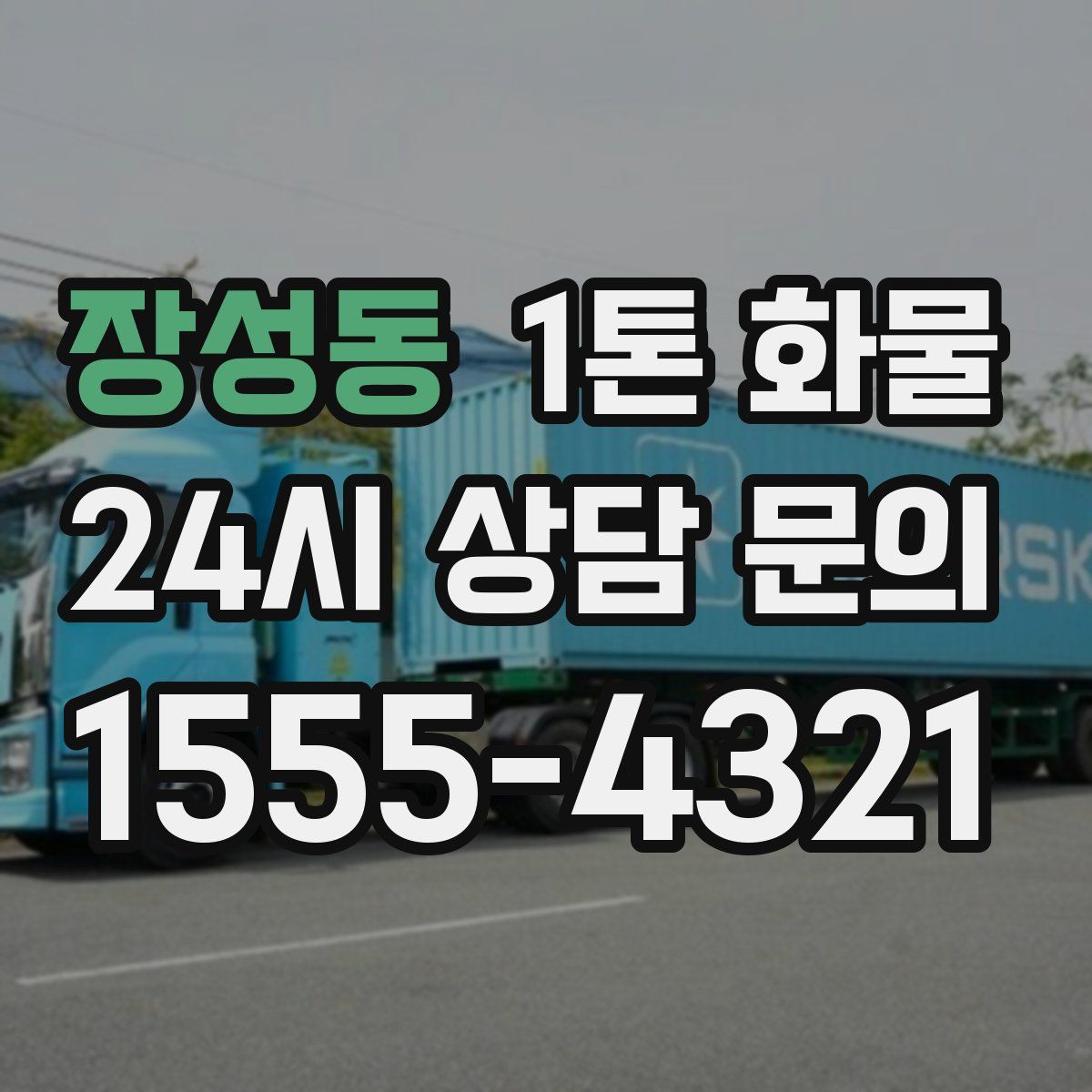 장성동 1톤 화물
