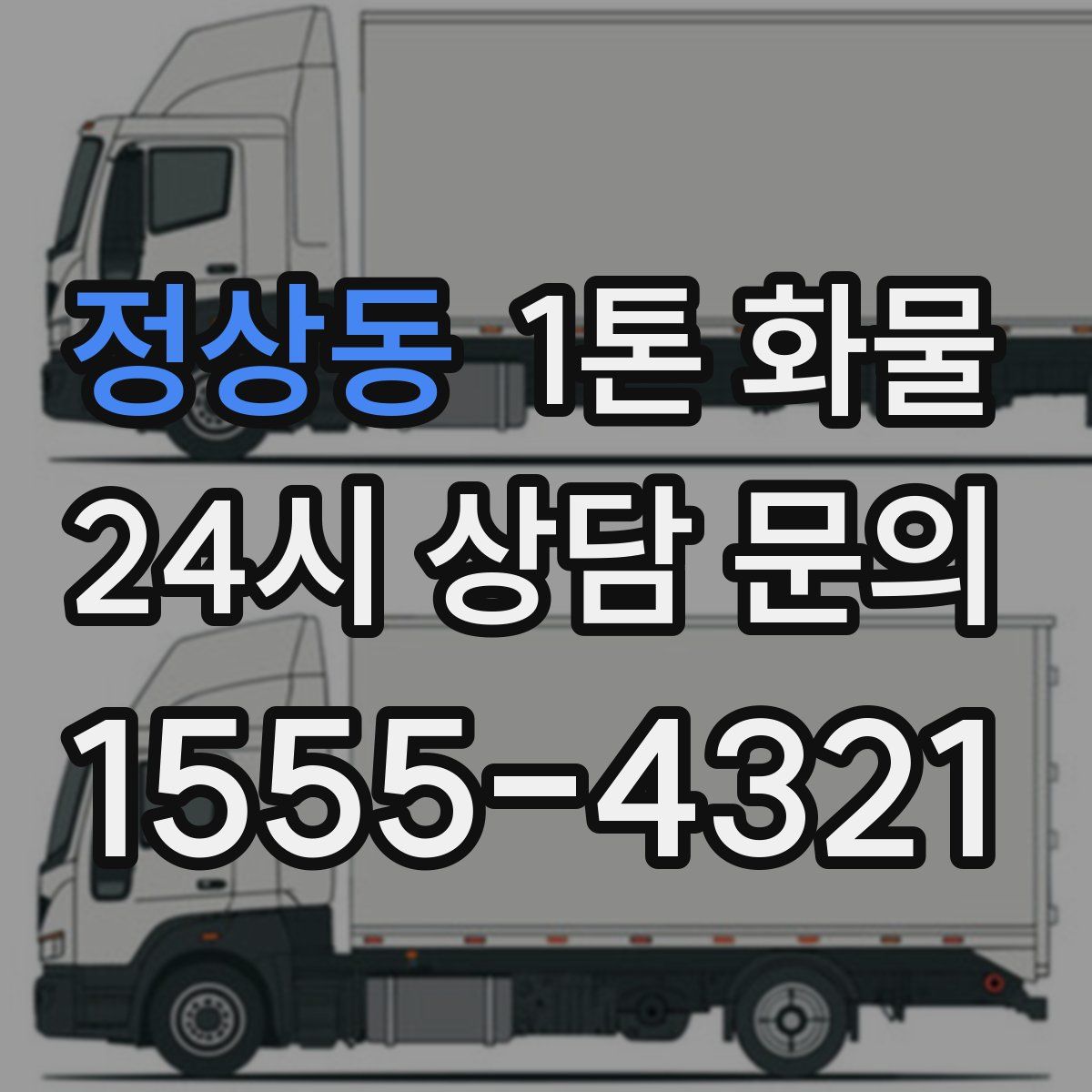 정상동 1톤 화물