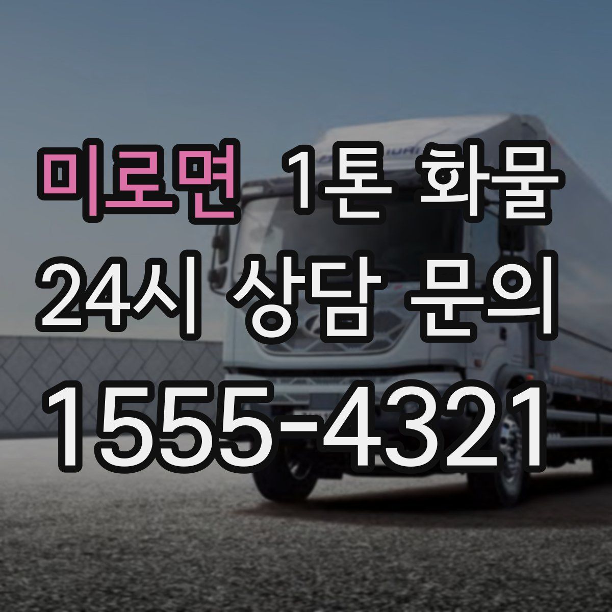 미로면 1톤 화물