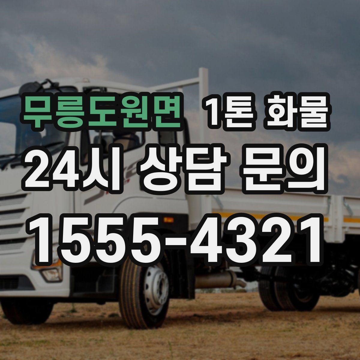 무릉도원면 1톤 화물