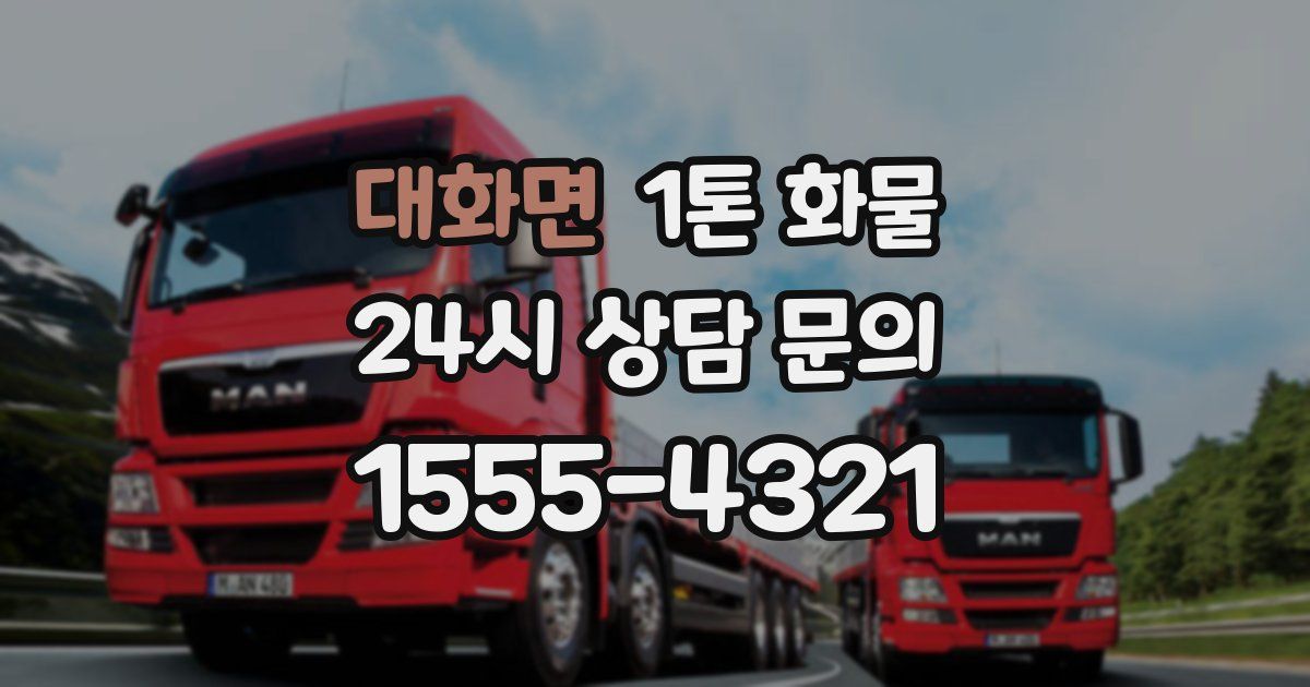 대화면 1톤 화물