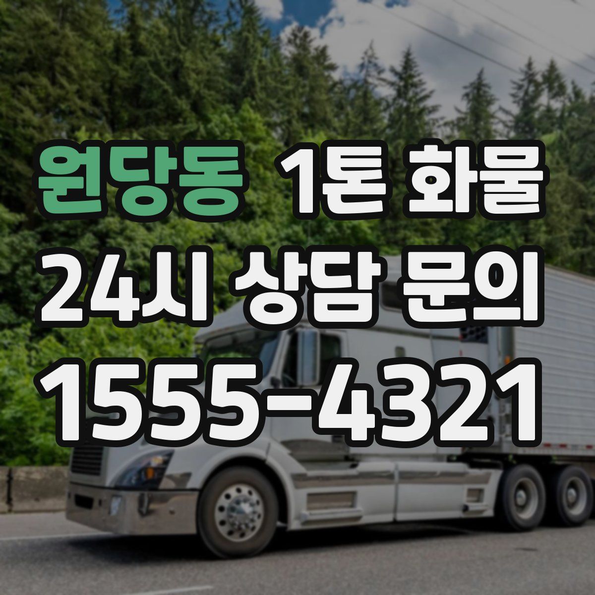 원당동 1톤 화물